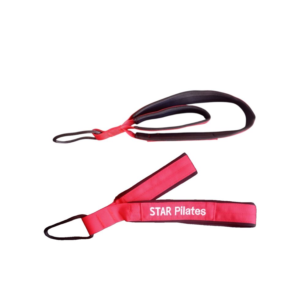Διπλή Λαβή "Star pilates" velvet red